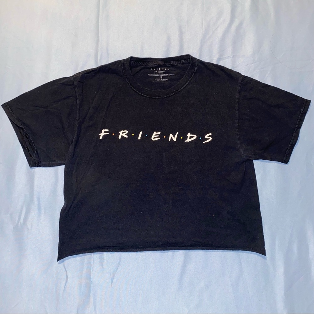 FRIENDS Black Graphic Tee